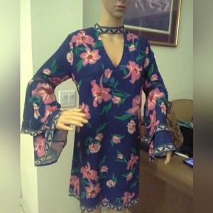 BNWT BEAUTIFUL DRESS BY FLYING TOMATO SZ. SMALL GORGEOUS SLEEVES Fairy like